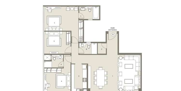 indiabulls blu tower a apartment 3 bhk 2030sqft 20211401131455