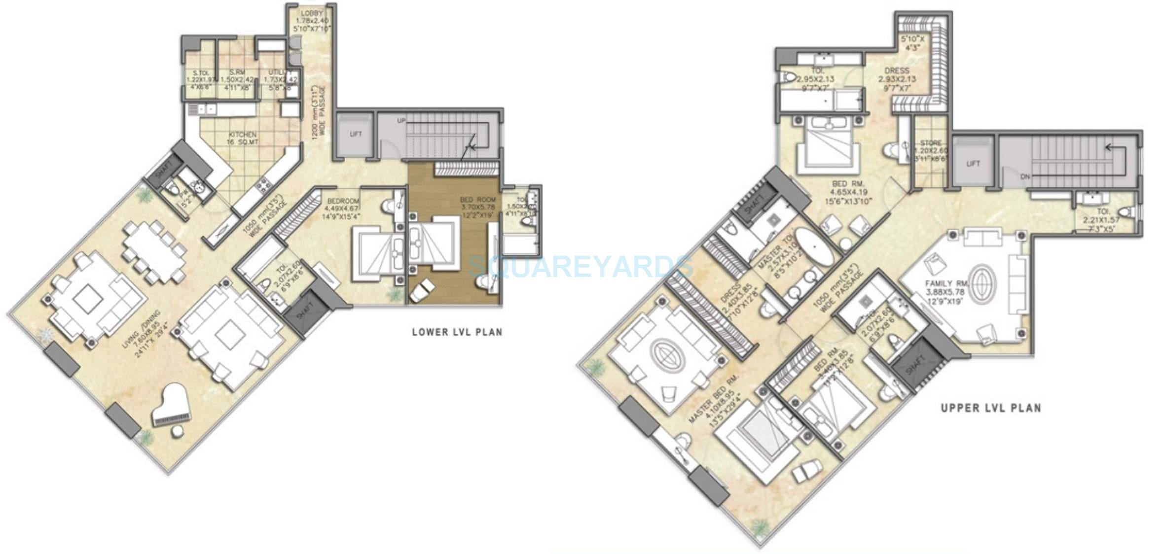 Other, indiabulls-sky 4 Bedroom 3700 Sq.Ft. Apartment In Lower Parel Mumbai 7568058