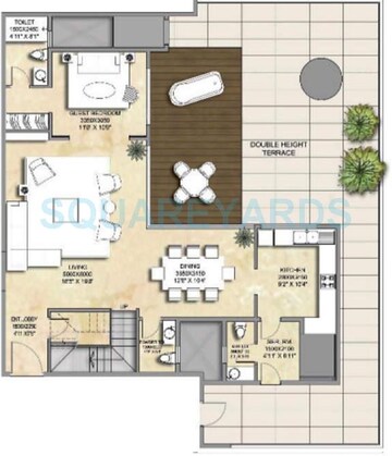  4 BHK Apartment at Indiabulls Sky Forest, Lower Parel – for Rent