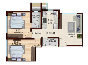 2 BHK Apartment For Resale in Infinity Elina Malad East Mumbai  6547151