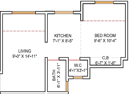 Ipsit Navoday 1 BHK Layout