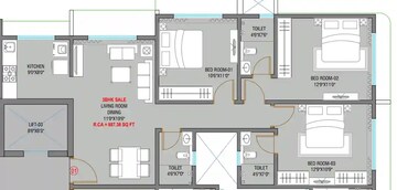  3 BHK Apartment at IR Horizon Heights, Sher E Punjab Colony – for Sale