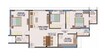 Jay Bandhu Apartment 3 BHK Layout