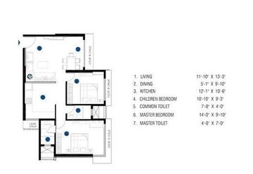  2 BHK Apartment at Je and Vee Madhuban, Malad East – for Sale