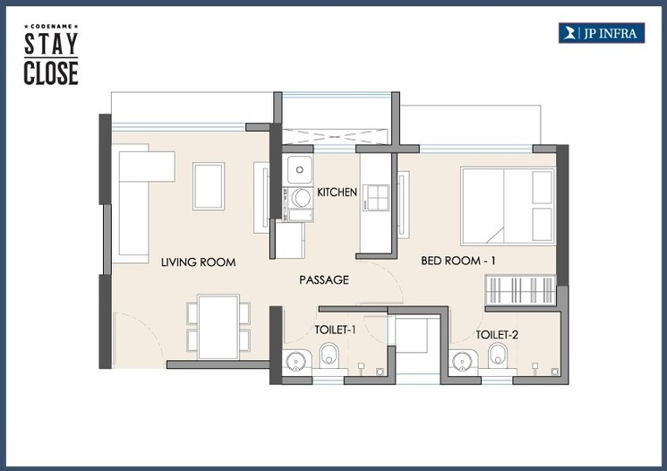 Other, jp-eminence 1 Bedroom 380 Sq.Ft. Apartment In Andheri West Mumbai 8690253