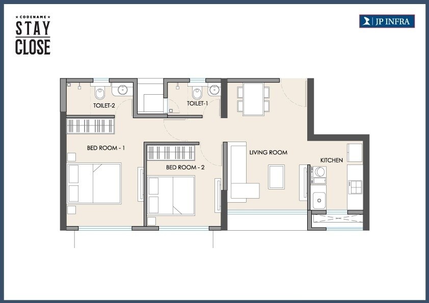  2 BHK Apartment at JP Eminence, Andheri West – for Rent