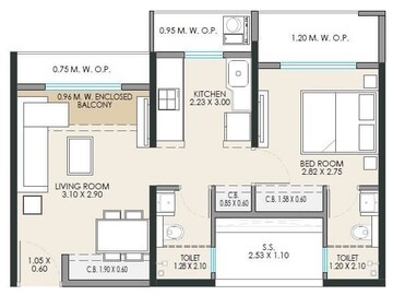  1 BHK Apartment at JP North Barcelona, Mira Road – for Sale