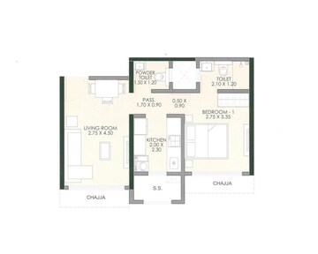  1 BHK Apartment at JP Parkway, Andheri East – for Sale