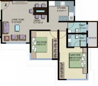 JV Sweena 2 BHK Layout