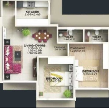  2 BHK Apartment at Jyoti Sukriti, Goregaon East – for Sale