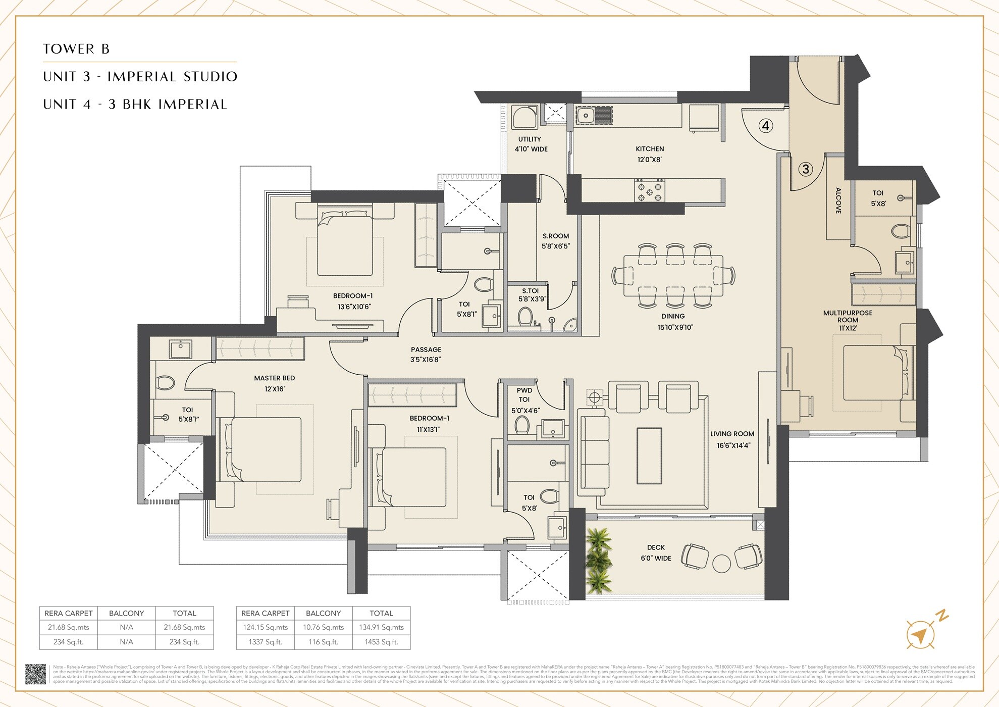 4 BHK 1687 Sq. Ft. Apartment