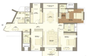  3 BHK Apartment at K Raheja Vivarea Mumbai, Mahalaxmi – for Rent