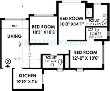  3 BHK Apartment at K Raheja Heights, Malad East – for Rent