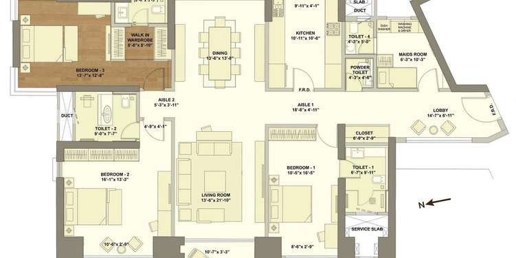 k raheja vivarea building no 3 tower e apartment 3 bhk 2058sqft 20210107210115
