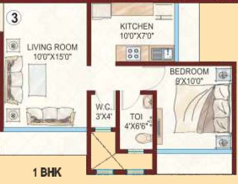kabra aurum apartment 1 bhk 378sqft 20222619122614