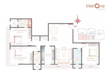  3 BHK Apartment at Kabra Metro One, Andheri West – for Rent