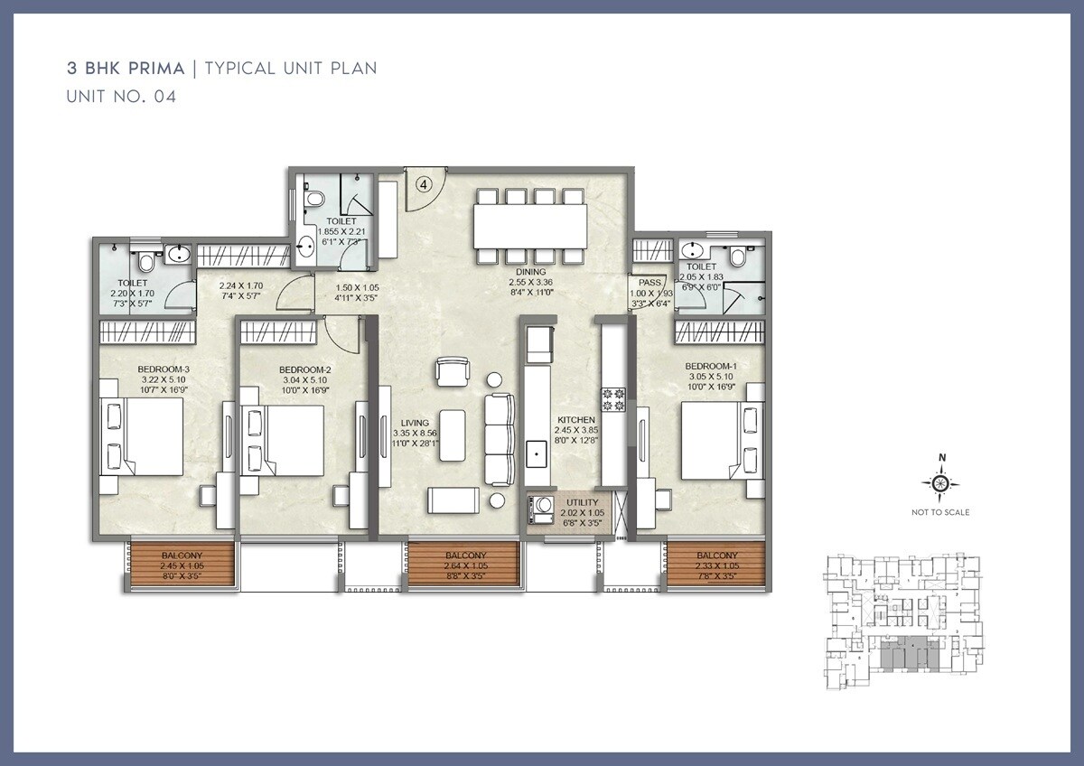Other, kalpataru-amare 3 Bedroom 1406 Sq.Ft. Apartment In Juhu Mumbai 9393587