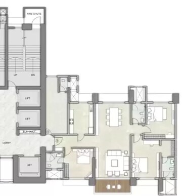  3 BHK Apartment at Kalpataru Avana, Parel – for Rent