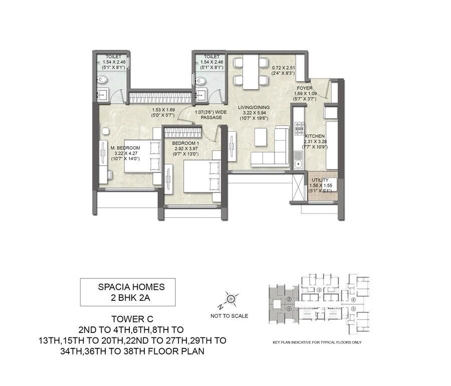 Other, kalpataru-elitus 2 Bedroom 802 Sq.Ft. Apartment In Mulund West Mumbai 9167564