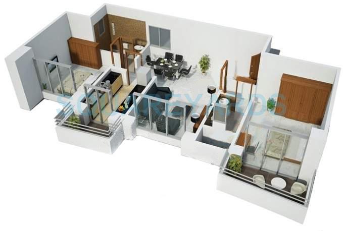 2 BHK 1190 Sq. Ft. Apartment