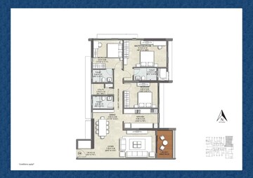  3 BHK Apartment at Kalpataru Imperia, Santacruz West – for Sale