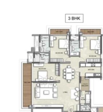  3 BHK Apartment at Kalpataru Solitaire, Juhu – for Rent