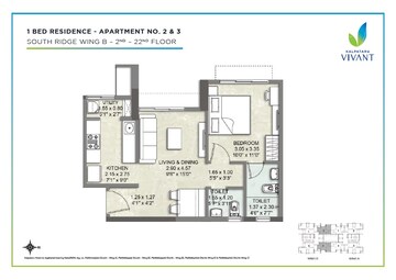  1 BHK Apartment at Kalpataru Vivant, Jogeshwari East – for Sale