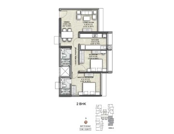  2 BHK Apartment at Kalpataru Yashodhan, Andheri West – for Rent