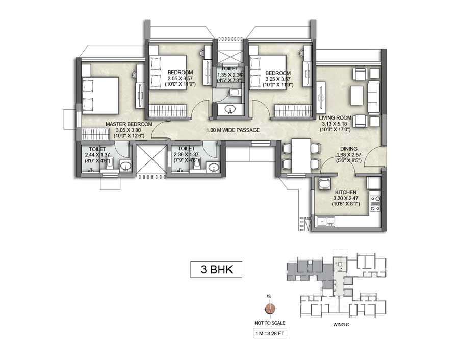 kalpataru yashodhan apartment 3 bhk 1392sqft 20200816170821