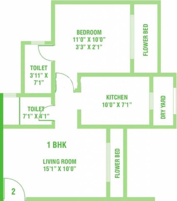 Other, kamanwala-manavsthal 1 Bedroom 320 Sq.Ft. Apartment In Malad West Mumbai 8983480