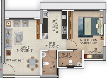  1 BHK Apartment at Kamla Ridhima, Malad West – for Sale
