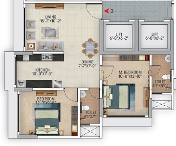  2 BHK Apartment at Kamla Ridhima, Malad West – for Sale