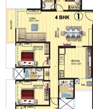 kanakia levels apartment 4 bhk 1440sqft 20202604122603