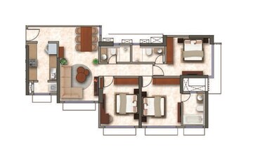  3 BHK Apartment at Kanakia Silicon Valley, Powai – for Rent