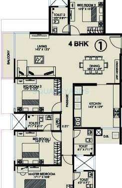 kanakia spaces levels apartment 4bhk 2376sqft1