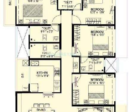 kanakia spaces levels apartment 4bhk 3050sqft1
