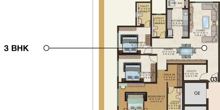 kanakia spaces paris apartment 3 bhk 1034sqft 20233209133215