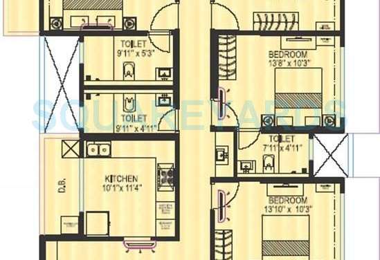 kanakia spaces platino apartment 4bhk 1584sqft 1