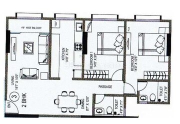 2 BHK Apartment at Kanakia Spaces Sevens, Andheri East – for Rent
