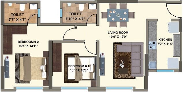 Other, kanakia-spaces-zen-world 2 Bedroom 700 Sq.Ft. Apartment In Kanjurmarg East Mumbai 8962563