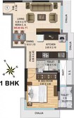 Karmvir Vihar Heights 1 BHK Layout