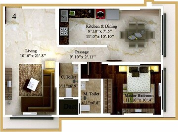  4 BHK Apartment at Kaustubh Platinum, Datta Pada – for Sale