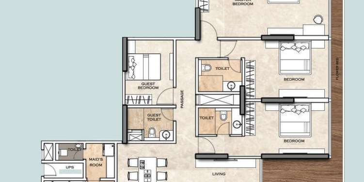 kohinoor square altissimo apartment 3 bhk 1803sqft 20213007123049
