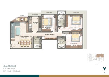  3 BHK Apartment at Konark Aria Park, Mulund East – for Sale
