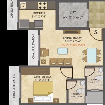  1 BHK Apartment at Konark Zen Gardens, Kandivali West – for Sale