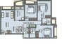 Kukreja Hari Kunj II 3 BHK Layout
