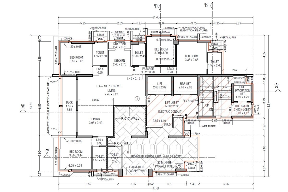 4 BHK 1433 Sq. Ft. Apartment