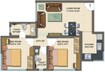 Kumar Urban KUL Radiance 2 BHK Layout