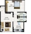 Kusum Rosalia Apartment 1 BHK Layout