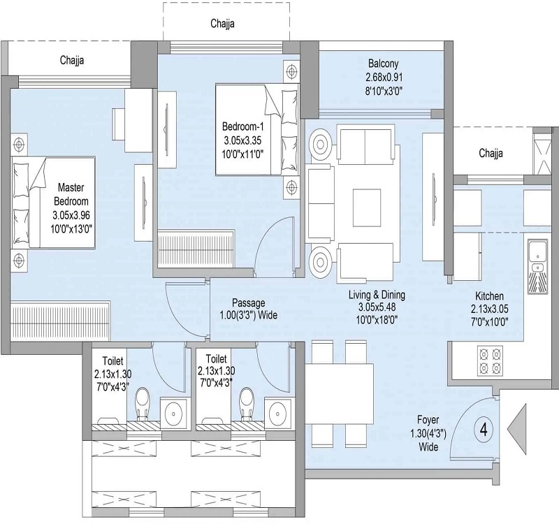 LnT Elixir Reserve in Powai, Mumbai @ 2.35 Cr - Floor Plans, Location ...
